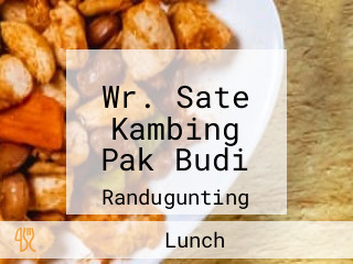 Wr. Sate Kambing Pak Budi