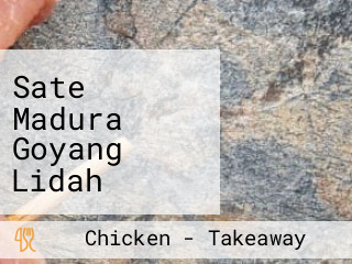 Sate Madura Goyang Lidah Pinggir Rel