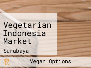 Vegetarian Indonesia Market