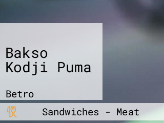 Bakso Kodji Puma