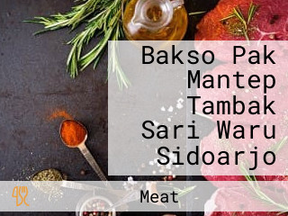 Bakso Pak Mantep Tambak Sari Waru Sidoarjo