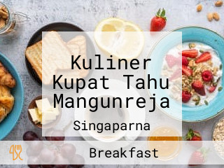 Kuliner Kupat Tahu Mangunreja