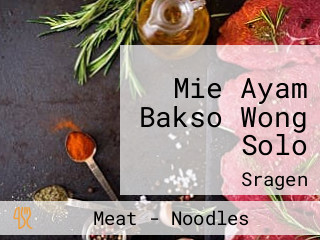 Mie Ayam Bakso Wong Solo