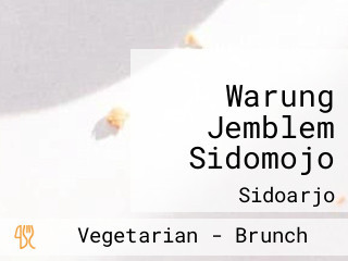 Warung Jemblem Sidomojo