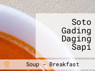 Soto Gading Daging Sapi