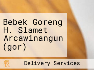 Bebek Goreng H. Slamet Arcawinangun (gor)