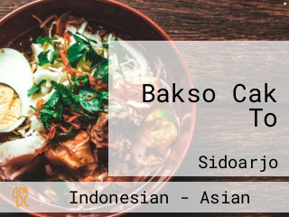 Bakso Cak To