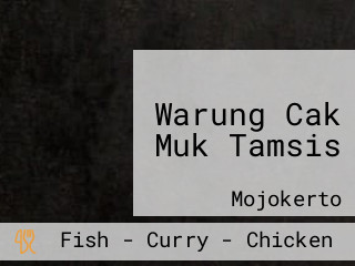 Warung Cak Muk Tamsis