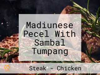 Madiunese Pecel With Sambal Tumpang Ms. Sarkiyah