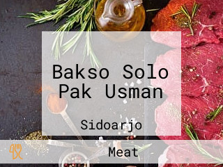 Bakso Solo Pak Usman