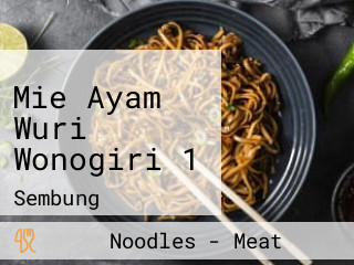 Mie Ayam Wuri Wonogiri 1