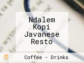 Ndalem Kopi Javanese Resto