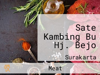 Sate Kambing Bu Hj. Bejo