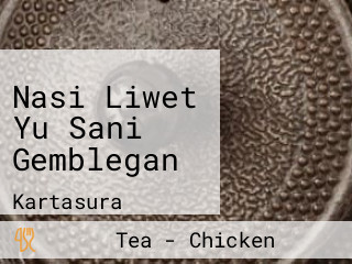 Nasi Liwet Yu Sani Gemblegan