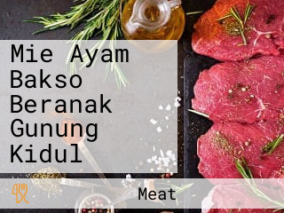 Mie Ayam Bakso Beranak Gunung Kidul