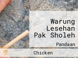 Warung Lesehan Pak Sholeh