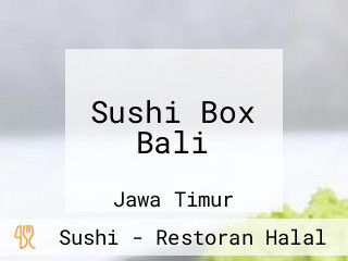 Sushi Box Bali