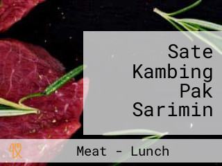 Sate Kambing Pak Sarimin