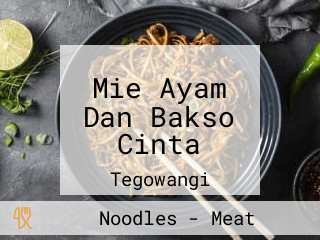 Mie Ayam Dan Bakso Cinta