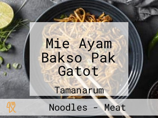 Mie Ayam Bakso Pak Gatot