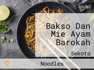 Bakso Dan Mie Ayam Barokah