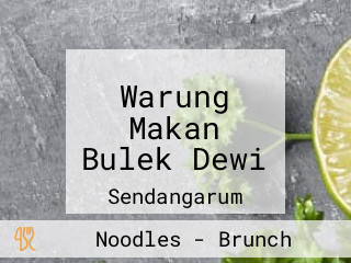 Warung Makan Bulek Dewi