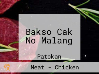 Bakso Cak No Malang