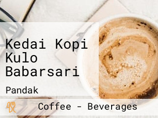 Kedai Kopi Kulo Babarsari