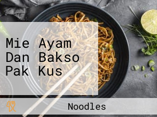 Mie Ayam Dan Bakso Pak Kus