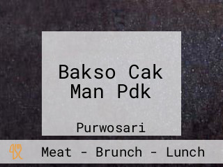 Bakso Cak Man Pdk