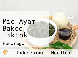 Mie Ayam Bakso Tiktok