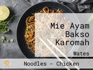 Mie Ayam Bakso Karomah