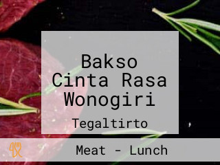 Bakso Cinta Rasa Wonogiri