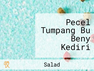 Pecel Tumpang Bu Beny Kediri