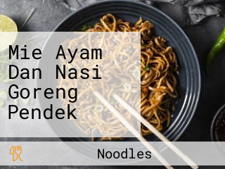 Mie Ayam Dan Nasi Goreng Pendek