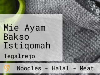 Mie Ayam Bakso Istiqomah