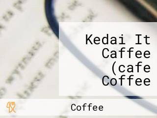 Kedai It Caffee (cafe Coffee Day) Hot Coffee Ji Sigura Gura Malang