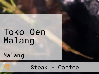 Toko Oen Malang