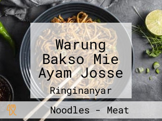 Warung Bakso Mie Ayam Josse