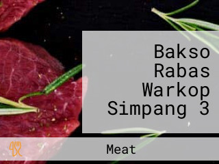 Bakso Rabas Warkop Simpang 3