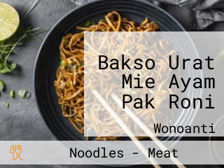 Bakso Urat Mie Ayam Pak Roni