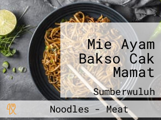 Mie Ayam Bakso Cak Mamat