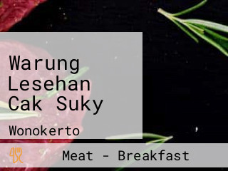 Warung Lesehan Cak Suky