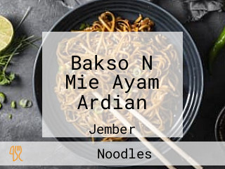 Bakso N Mie Ayam Ardian