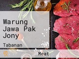 Warung Jawa Pak Jony