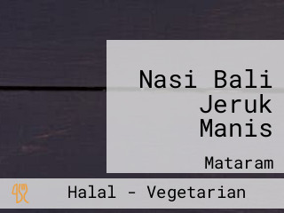 Nasi Bali Jeruk Manis