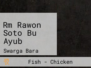 Rm Rawon Soto Bu Ayub