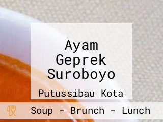 Ayam Geprek Suroboyo