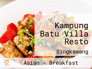 Kampung Batu Villa Resto