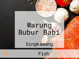 Warung Bubur Babi